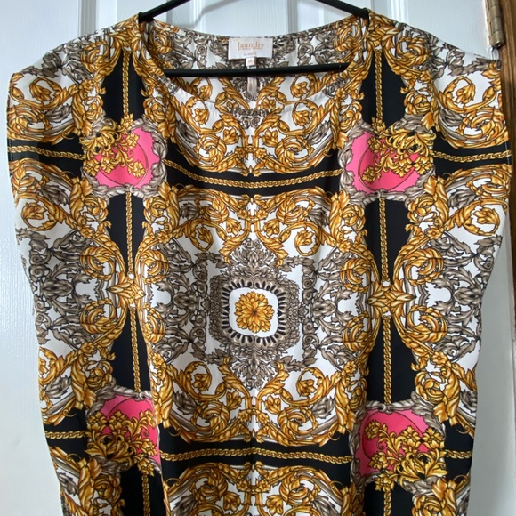 Shelli Segal Laundry blouse shirt woman’s size 10 - Picture 5 of 9